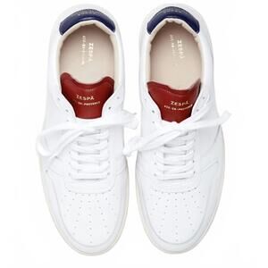 Zespa Aix-en-Provence ZSP23 Apla Nappa Leather Sneakers WhiteRed EU38 France